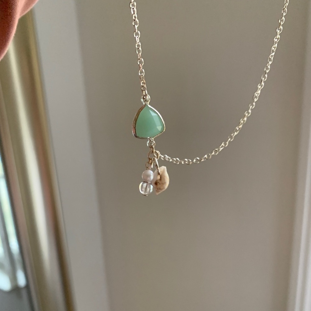 Silver/turquoise necklace